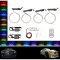 Multi-Color Changing LED RGB Headlight Halo Ring Set For 2005-10 Dodge Charger