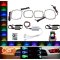 Multi-Color LED RGB Headlight Halo Ring BLUETOOTH Set For 2011-14 Dodge Charger
