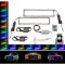 88-98 Chevy GMC Truck Color Changing LED RGB Lower Headlight Halo Ring BLUETOOTH