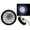 (2) 4" Round Work Truck Box Trailer Rv Back-Up Reverse Clear White 24-Led Lights