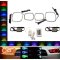 Multi-Color Changing LED RGB Headlight Halo Ring Set For 2011-14 Dodge Charger