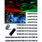 10Pc Motorcycle RGB/Red/Green/Blue/Yellow Glow Lights Flexible LED Strips Kit