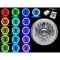 (1) 5-3/4 RGB SMD LED Multi-Color Change Halo Shift Angel Eye Headlamp Headlight