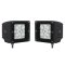 3" LED Square Pod Spot Light ATV Boat Truck Grill Bumper Off Road Pair Fits Jeep