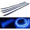 4Pc 12" Marine Party Ski Boat Boating Yacht 15 Blue LED Waterproof Light Strips