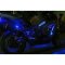 4Pc 12" Motorcycle Blue Under Glow Frame Engine Motor Light Bulb LED Strips 12V