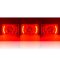 4X6" Red LED Halo Drl Halogen Headlight Headlamp Light Bulbs Crystal Clear Set