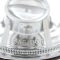 5-3/4" Motorcycle Clear Halogen Headlight Metal Headlamp 6V 35w SW H4 Light Bulb