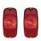 60 61 62 63 64 65 66 Chevy Fleetside GMC Truck Tail Light Lens Assembly PAIR