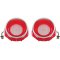 65 Chevy Impala LED Red Tail Back Up Light Lens w/ Stainless Trim & Flasher Pair