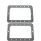 67 68 Ford Mustang Rear Tail Brake Stop Light Lamp Lens Gray Foam Gaskets Pad Pr