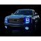 14-16 GMC Sierra Multi-Color Changing LED RGB Headlight Halo Rings BLUETOOTH Set