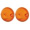 1955-156-1957 Chevy & GMC Pickup Truck Amber Park Light Lamp Plastic Lenses Pair