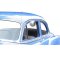 3" Chrome Curved Arm Peep Side Door Glass Mirror Outside Rear View Hot Rat Rod