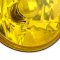 5-3/4" Halogen Crystal Clear Headlight Amber Yellow Glass Fog H4 Light Bulbs Set