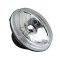 5-3/4 Crystal Clear Glass Metal Headlight Headlamp 10000K 10k HID Light Bulb Set