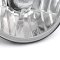 5-3/4 Crystal Clear Glass Metal Headlight Headlamp 6000K 6k HID Light Bulb Pair