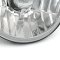 5-3/4" Crystal Clear Halogen Headlight Motorcycle Headlamp 6V 25/25W Light Bulb