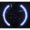 7" Halogen Motorcycle Crystal Clear White LED Halo Turn Signal Headlight 34 LEDs