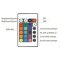 Replacement: 24 Key 16 Color Ir RGB Remote Control For Controller Brain Unit