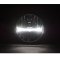 5 3/4” LED Motorcycle Glass Headlight w/ White DRL LED Center Position Light Bar