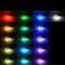 9005 27 SMD RGB Multi-Color Changing Shift Led Fog DRL Light Bulb IR Pair