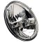 7" Motorcycle Chrome HID High Power LED Light Bulb Headlamp Headlight For Harley