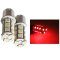 #1157 Red 18 SMD LED 12V Tail Light Rear Brake Stop Turn Signal Lamp Bulbs PAIR