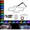 Chevy Bowtie Emblem Multi-Color Changing LED RGB Halo Ring M7 Set Chevrolet