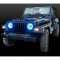 7" Bluetooth Phone RGB SMD Color Change Halo H4 LED Headlights For Jeep Wrangler