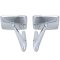 67 68 Ford Mustang Falcon Chrome Outside Exterior Side RH LH LED Mirror Pair