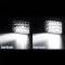 4X6" DOT LED Light Bulbs Crystal Clear Sealed Beam Headlamp Headlight Set