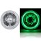 5-3/4 Green Halo Halogen H4 Bulb Headlight Angel Eye LED Fits: Harley Motorcycle