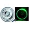 7" Halogen Motorcycle Green 40-LED Halo Ring H4 Light Bulb Headlight For: Harley