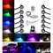 Multi-Color Changing LED RGB SMD Rock Light Bluetooth Set of 12 For Jeep Truck