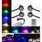 Multi-Color Changing LED Shift RGB SMD Rock Light Set of 4 Fits Jeep Truck SUV