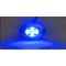 1Pc Blue LED Chrome Accent Module Motorcycle Chopper Frame Neon Glow Light Pod