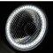 5-3/4 White Stock SMD Halo Light Angel Eye Headlight w/ 360° LED Lamp Bulb PAIR