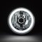 5-3/4" Switchback White LED DRL Angel Eye Halo / Amber Turn Signal Headlight Set