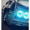 5-3/4 Bluetooth Cell Phone SMD Color Change Halo Angel Eye LED 6k Headlights Set