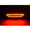Rear Red LED DRL Backup 4th Brake Light Smoked Lens For 2015 - 2017 Ford Mustang