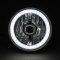 5-3/4 SMD White LED Halo Halogen Bulb Headlight Angel Eye Crystal Clear Set of 4