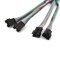 RGB SMD Color Changing Halo Strip Light Controller 4-Pin Snap Connector Splitter