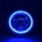 7" Halogen Blue SC LED Halo Angel Eye Projector Headlight Light Lamp Bulb Pair