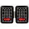 Black LED Rear Tail Light Brake Turn Signal Reverse Fits 07-16 Jeep Wrangler JK