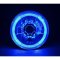 5-3/4" H5006 H5001 Blue Halo Halogen H4 Bulb Crystal Clear Headlight Angel Eye