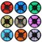 16Ft 12V RGB LED Car Interior Under Dash Trunk Stereo Sub Box Truck Bed Light 5M