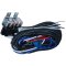 Ceramic H4 Relay Wiring Harness 4 Headlight Headlamp Light Bulb Socket Plugs 4X6