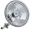 7" 6V Motorcycle Halogen Headlight Headlamp Crystal Clear H4 Bulb 60/55W 6 Volt