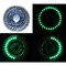 5-3/4" H5006 H5001 Green LED Angel Eye Halo Turn Signal Bulb Projector Headlight